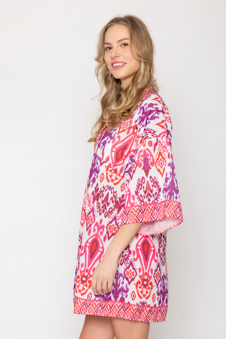Ikat Print Poncho - Charming Charlie