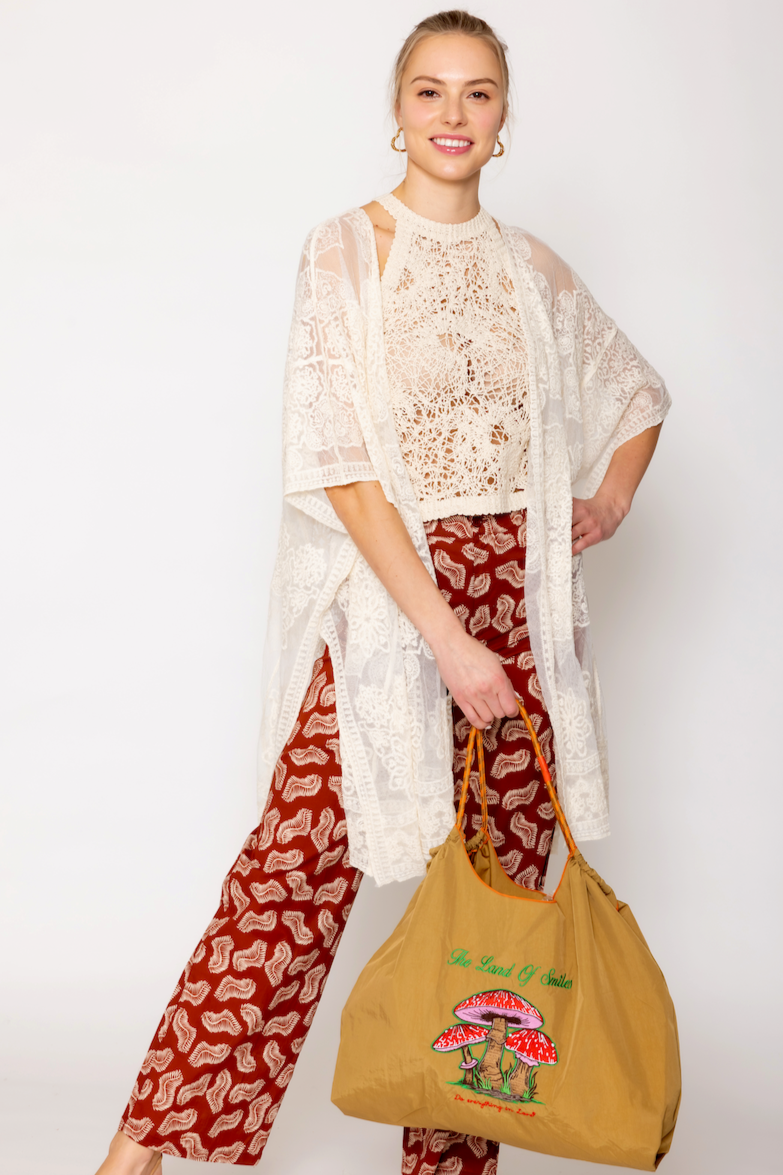 Mushroom Rope Bag - Charming Charlie