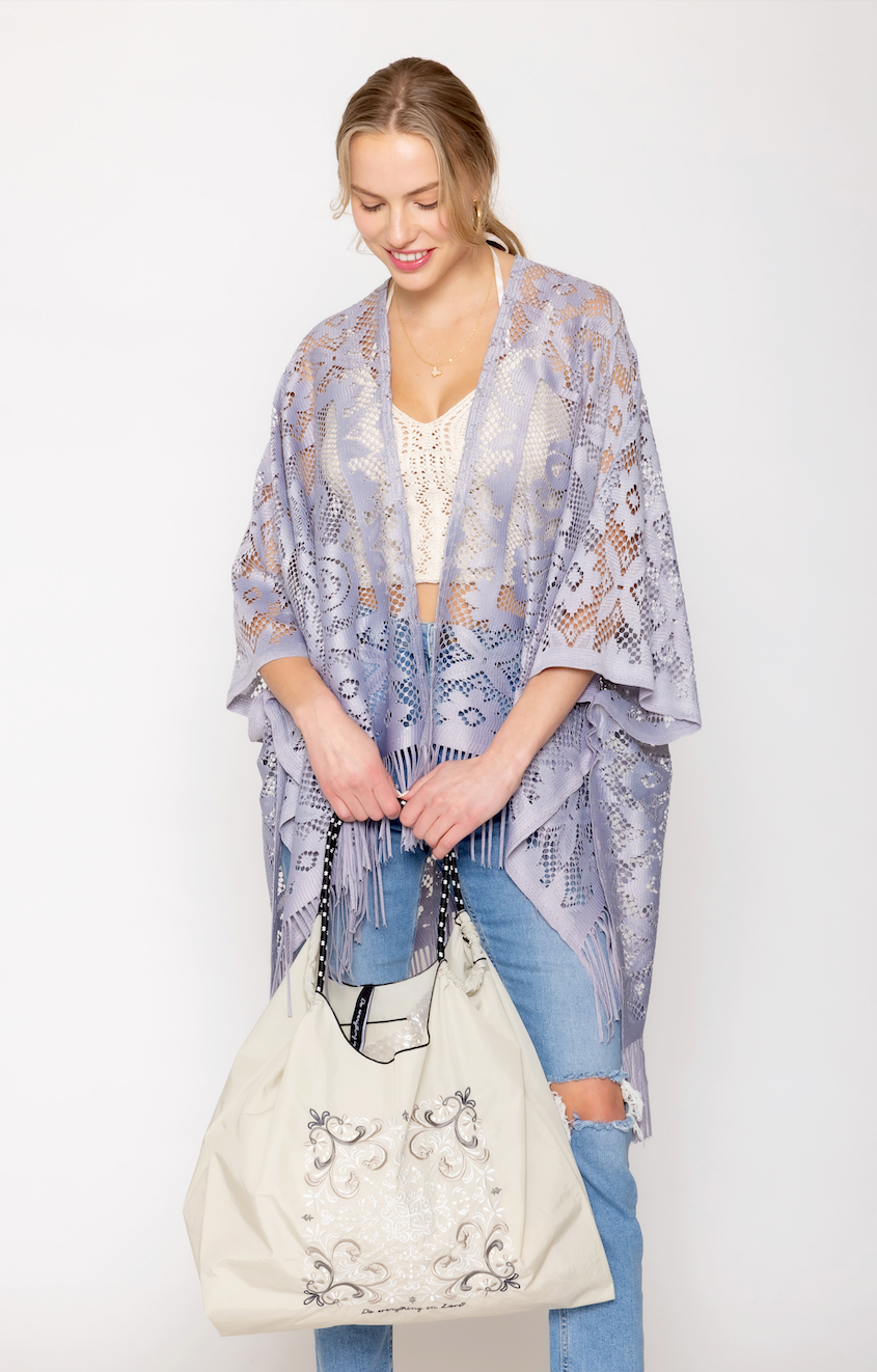 Paisley Pattern Rope Bag - Charming Charlie
