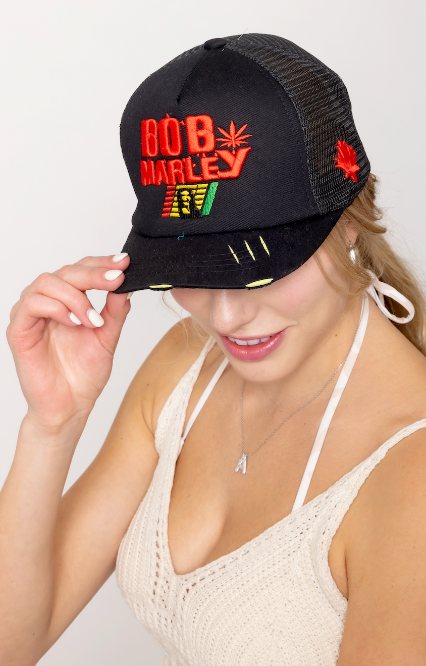 Embroidered Trucker Hat - Charming Charlie