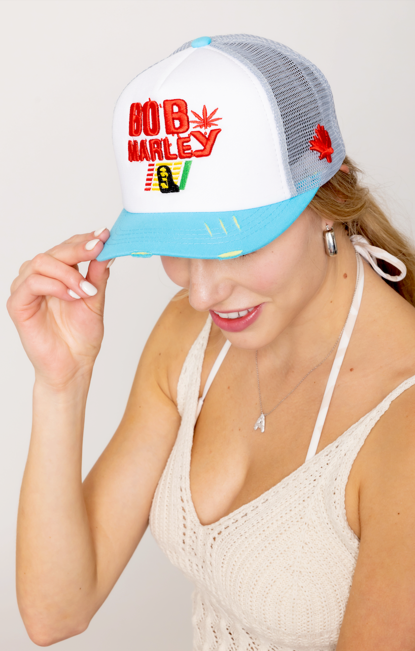 Embroidered Trucker Hat - Charming Charlie