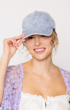 Stone Bow Denim Baseball Cap - Charming Charlie