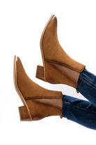 Wylie Suede Ankle Boot in Tan - Charming Charlie