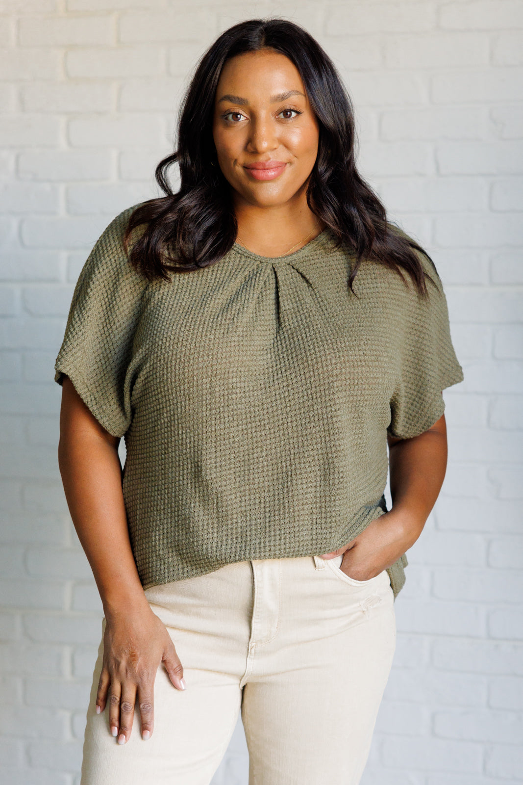 Secret Detail Lace Back Top - Charming Charlie
