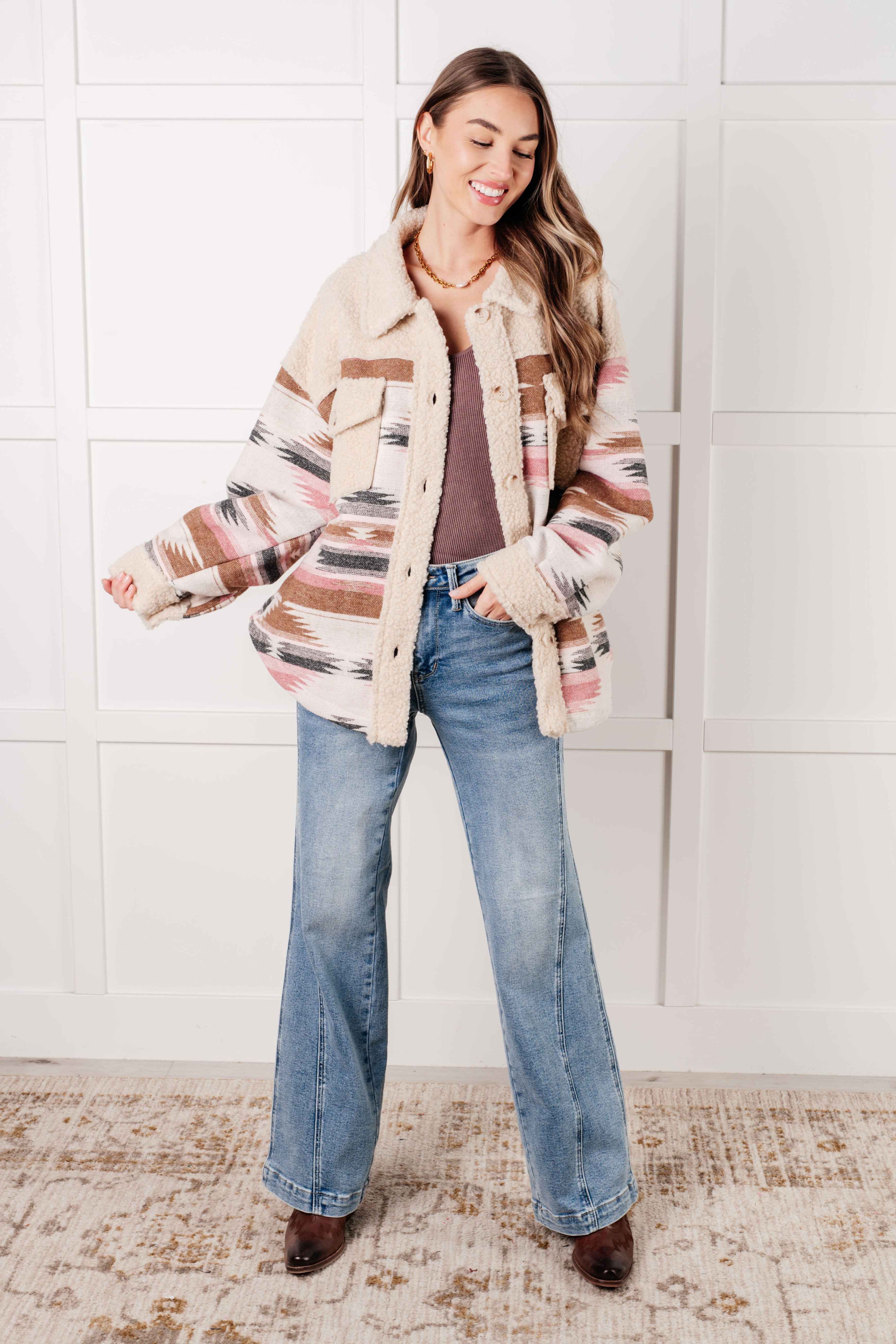 Sedona Sunset Shacket - Charming Charlie