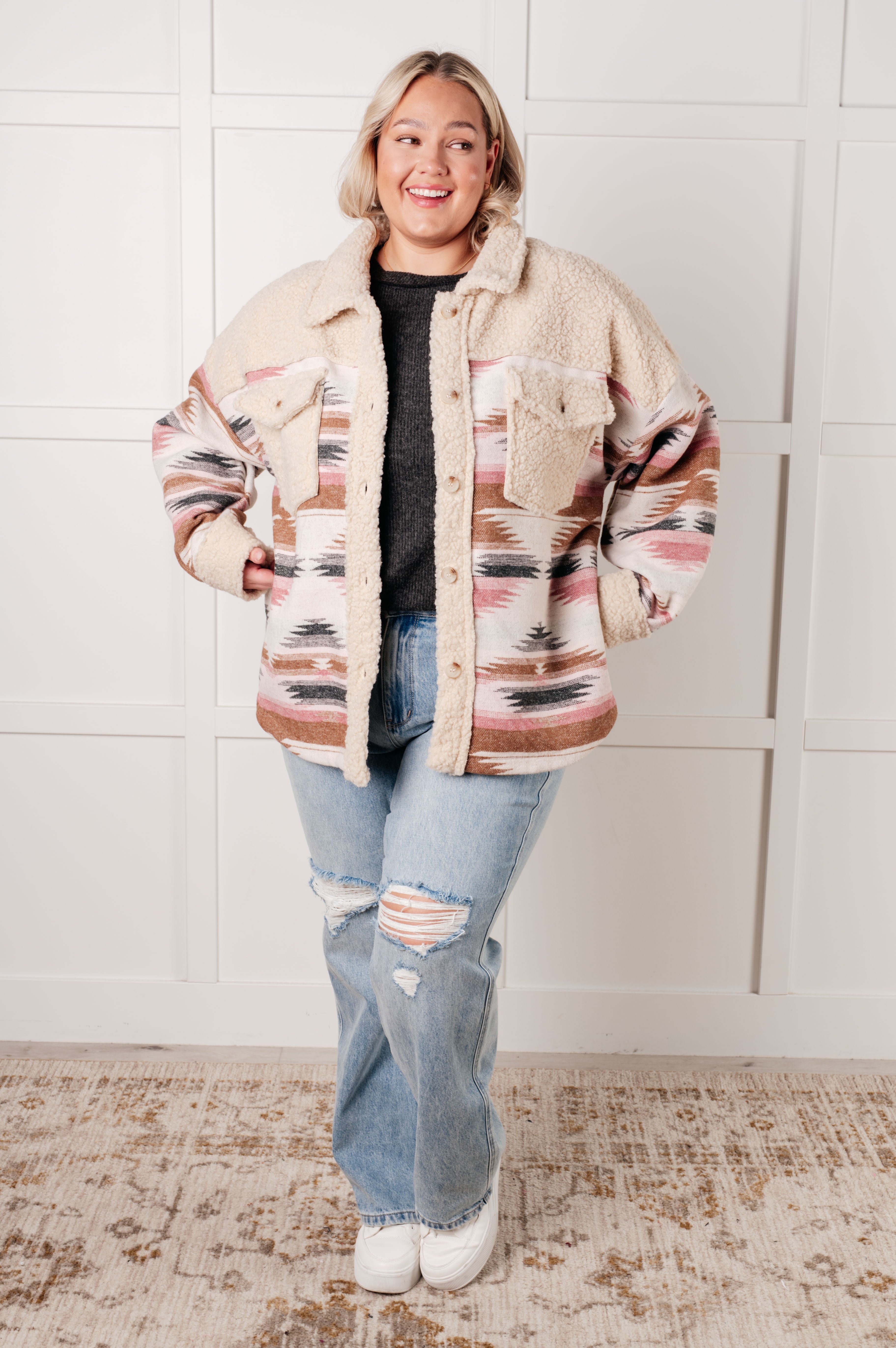 Sedona Sunset Shacket - Charming Charlie