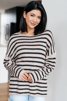 Self Assured Striped Sweater - Charming Charlie