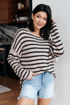 Self Assured Striped Sweater - Charming Charlie
