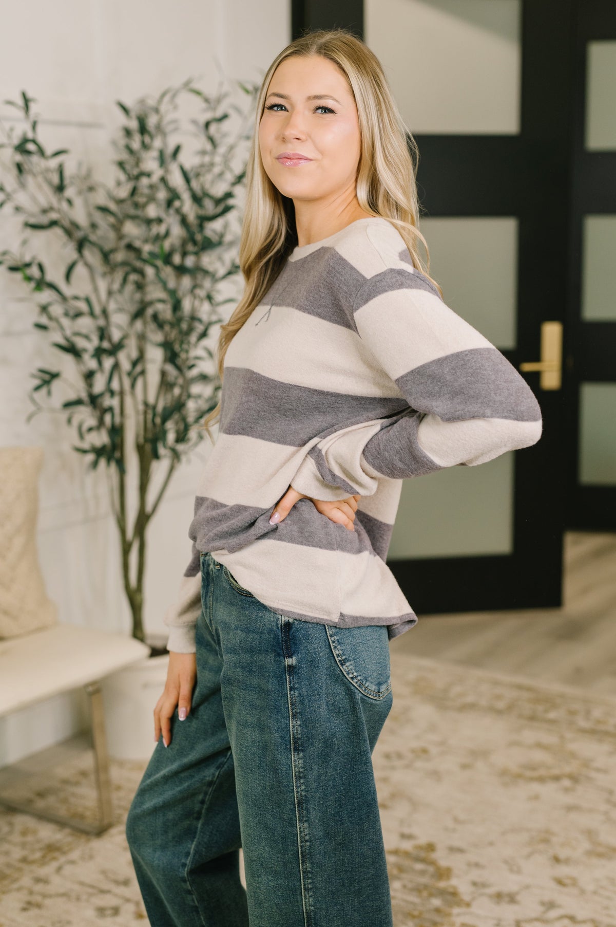 Selfishly Me Relaxed Pull Over in Pyrite - Charming Charlie