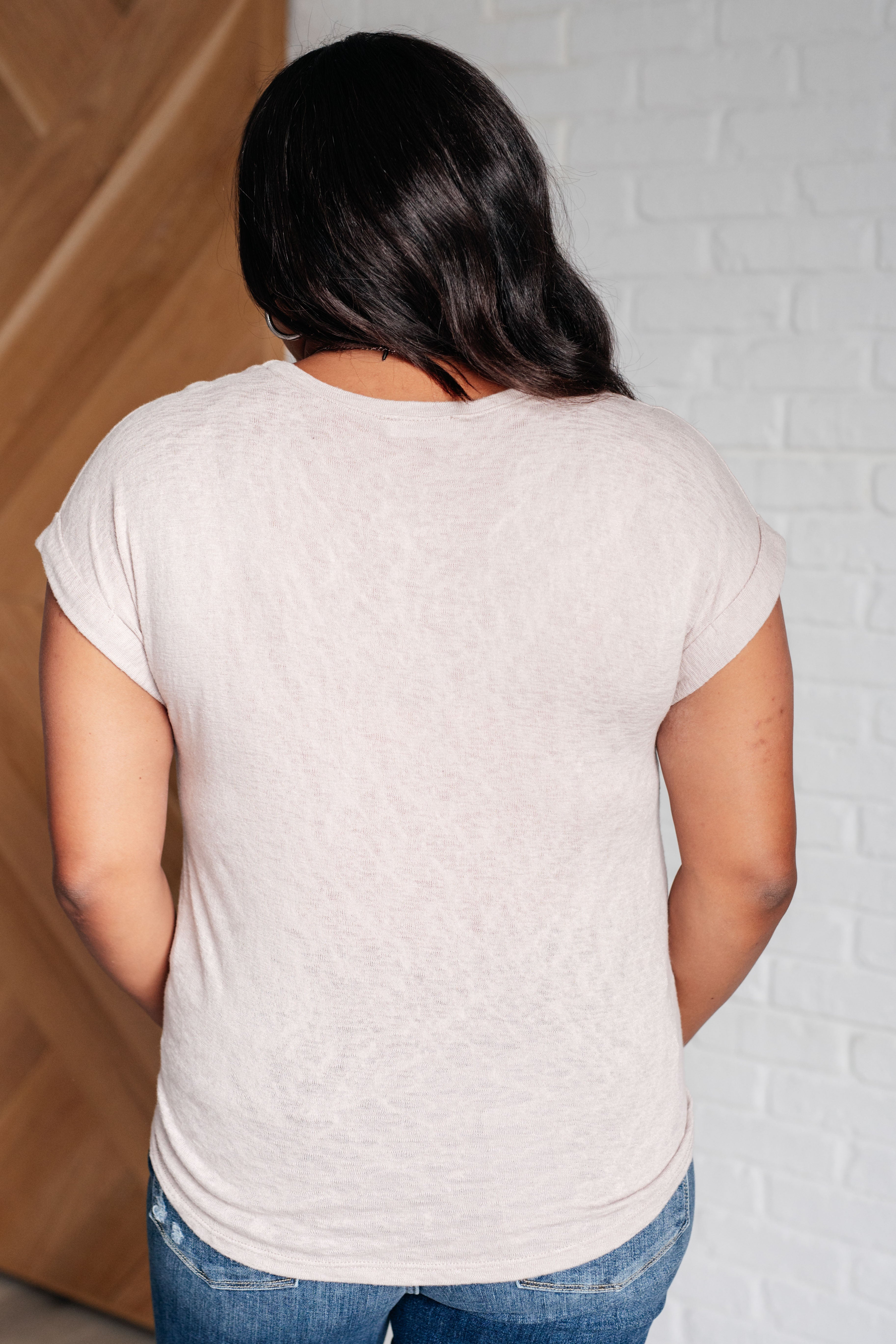 Selfishly Mine T-Shirt in Taupe - Charming Charlie