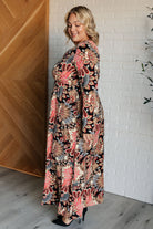 Send it Over Faux Wrap Maxi Dress - Charming Charlie