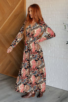 Send it Over Faux Wrap Maxi Dress - Charming Charlie