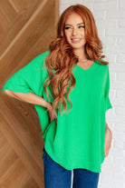 Set the Expectation V-Neck Top - Charming Charlie