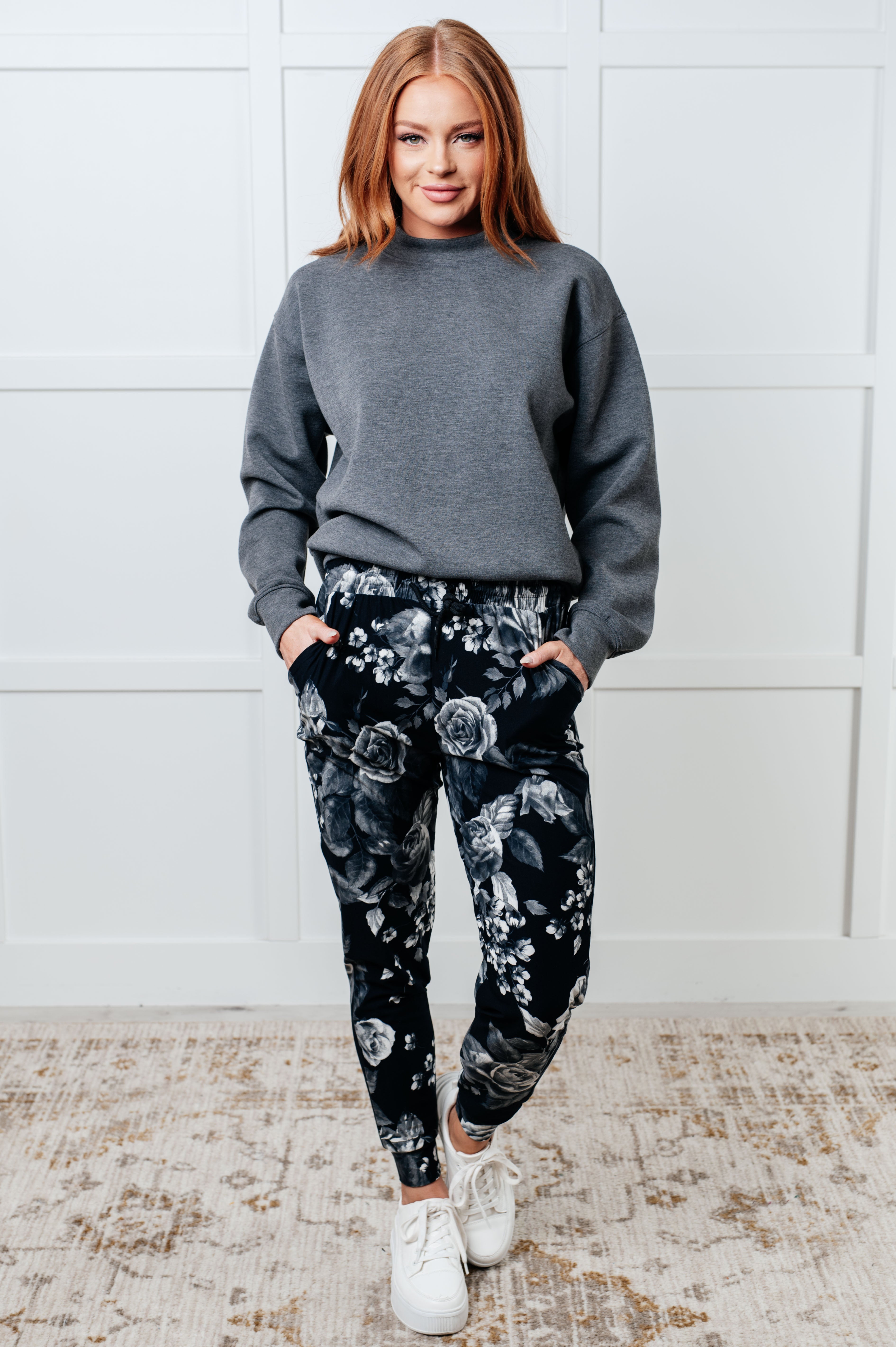 Settle In Mock Neck Sweatshirt - Charming Charlie