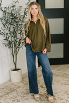 She's Got A Way Button Down Blouse - Charming Charlie