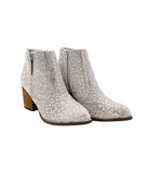 Shine Star Rhinestone Bootie in Silver - Charming Charlie