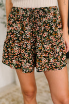 Short Notice Tiered Shorts in Tiny Flower Field - Charming Charlie