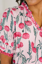 Show me Now Trim Detail Blouse - Charming Charlie