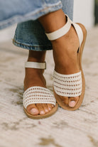 Sibley Sandal in Bone - Charming Charlie