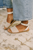 Sibley Sandal in Bone - Charming Charlie