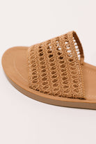 Sibley Sandal in Camel - Charming Charlie