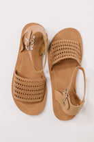 Sibley Sandal in Camel - Charming Charlie