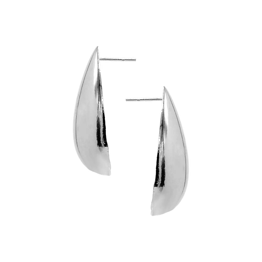  Chunky Solid Teardrop Stud Earring - Adina's Jewels
