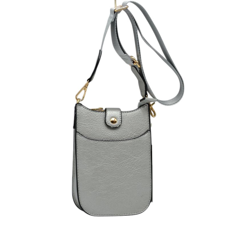 Vegan Leather Crossbody Bag with Adjustable Guitar Straps - Charming Charlie
