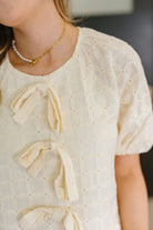 Simply Stunning Eyelet Knit Top - Charming Charlie
