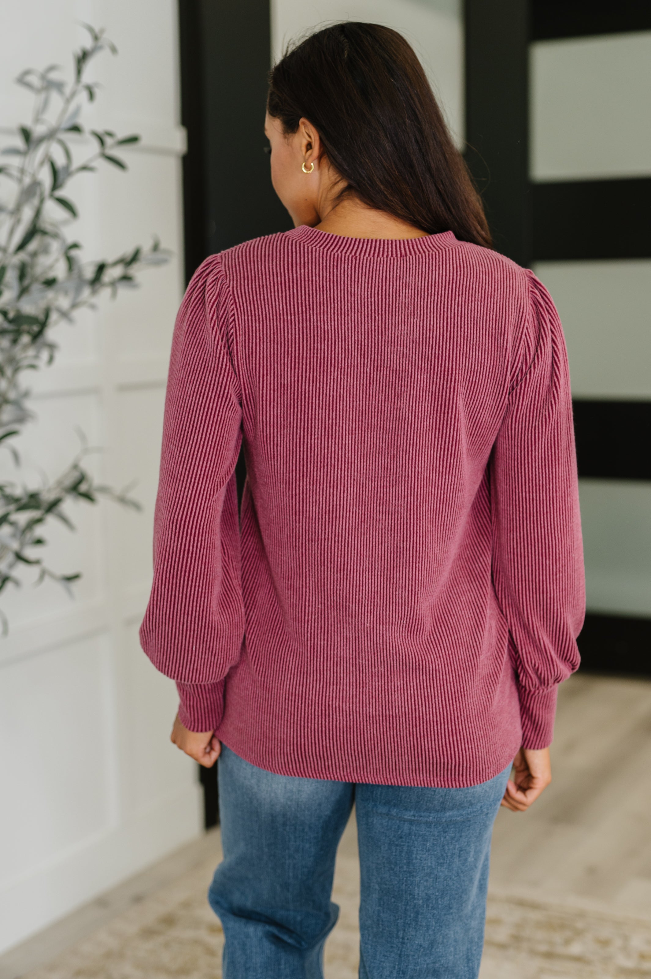 Simply Styled Balloon Sleeve Knit Top - Charming Charlie