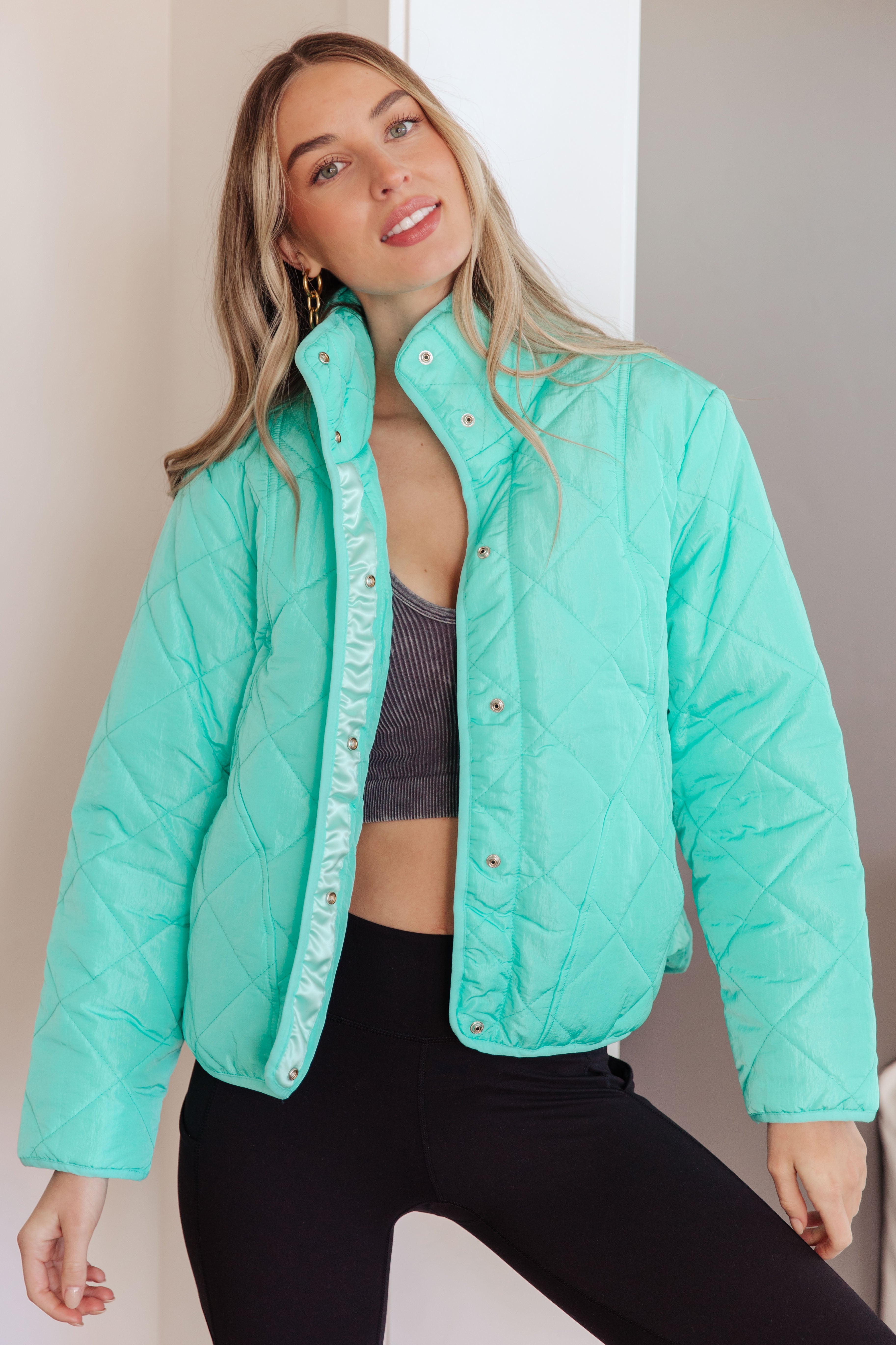Slightly Distracted Puffer Jacket - Charming Charlie