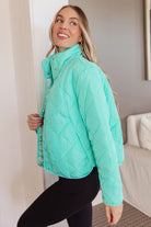 Slightly Distracted Puffer Jacket - Charming Charlie