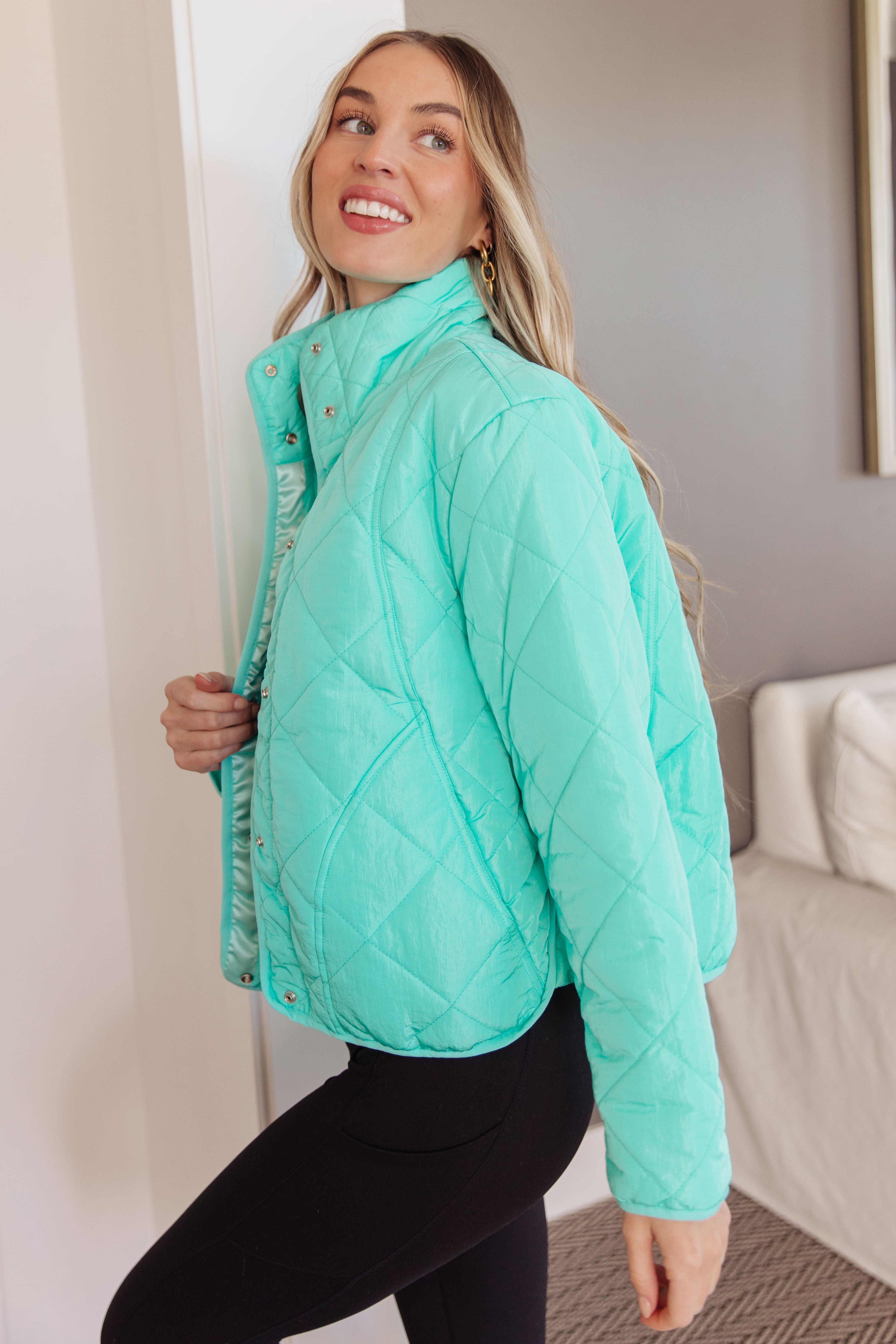 Slightly Distracted Puffer Jacket - Charming Charlie