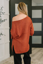 Slouchy Gal Off Shoulder Textured Top - Charming Charlie