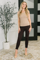 Smokey Fleur Floral Jaquard Tank - Charming Charlie