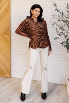 So Fierce Animal Print Blouse - Charming Charlie