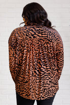 So Fierce Animal Print Blouse - Charming Charlie