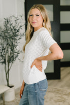 So Intriguing Textured Knit Top - Charming Charlie