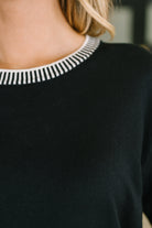 So Totally Me Trim Detail Casual Top - Charming Charlie