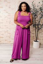 Social Graces Wide Leg Jumpsuit - Charming Charlie