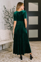 Softest Touch Velvet Tiered Dress - Charming Charlie