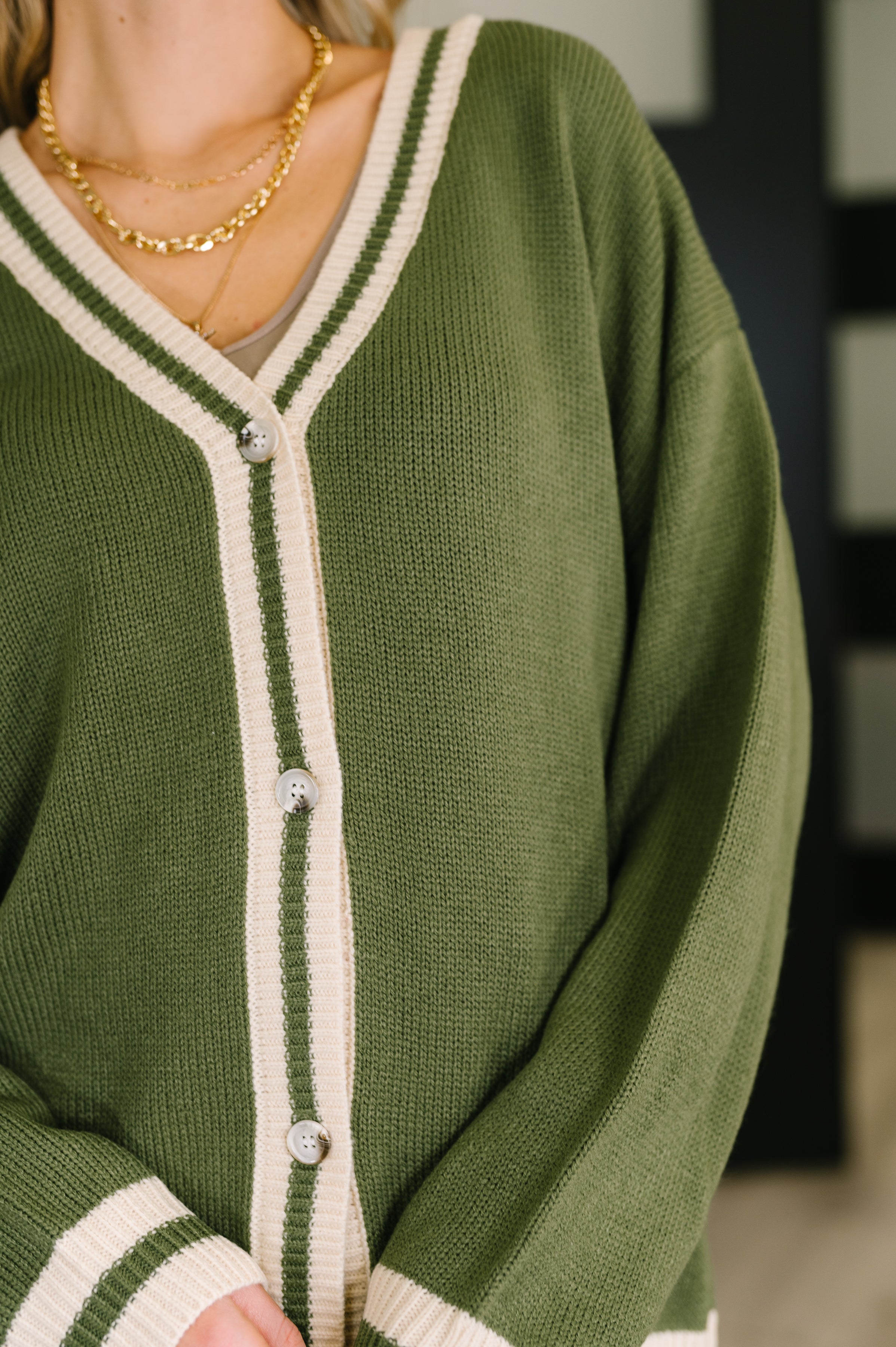 Something Simple Full Front Button Down Cardigan - Charming Charlie