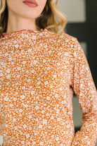 Something in the Air Lettuce Hem Longsleeve Top - Charming Charlie