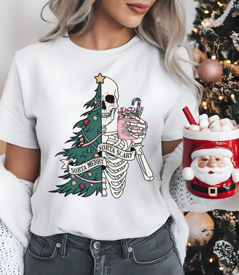 Sorta Merry Graphic Tee and Sweatshirt - Charming Charlie