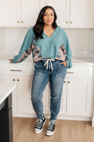 Southwest Sunrise Patchwork Hoodie - Charming Charlie
