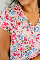 Spring Air Floral Print Blouse - Charming Charlie
