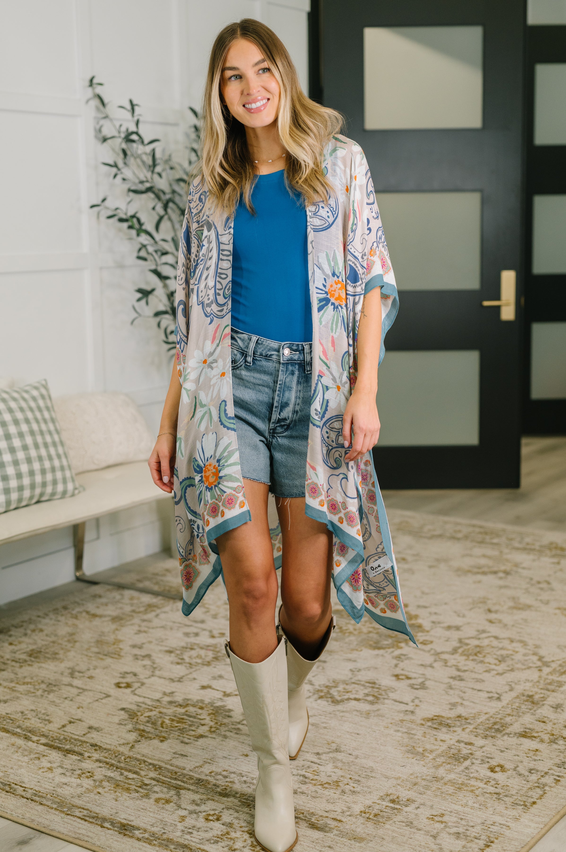Back to My Roots Lightweight Kimono - Charming Charlie