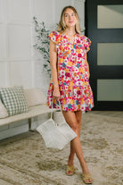 Start of Something Great Flutter Sleeve Floral Dress - Charming Charlie