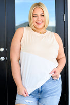 Steady Increase Color Block Sleeveless Top - Charming Charlie