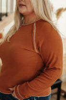 Stitch In Time Waffle Knit Top - Charming Charlie